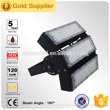 180 beam angle 150W led flood light, led airport outdoor lighting